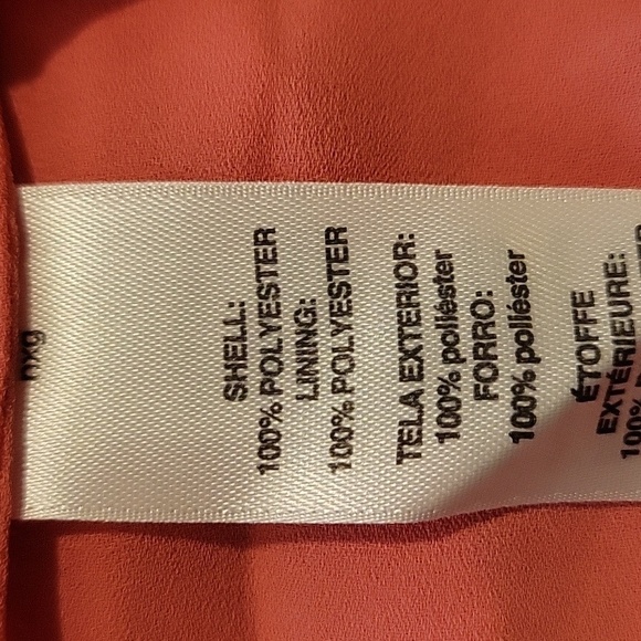 NWT White House Black Market xxs pink camisole pleated back - Picture 4 of 5